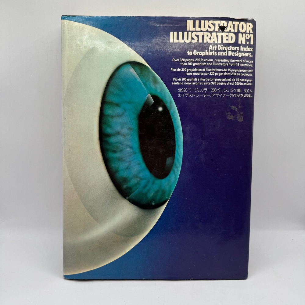 Art Directors Index Illustrator Illustrated No 1 Book Blue Graphic Design Art